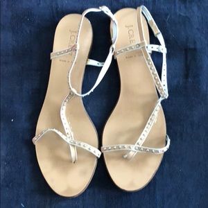 Studded gladiator flat sandals